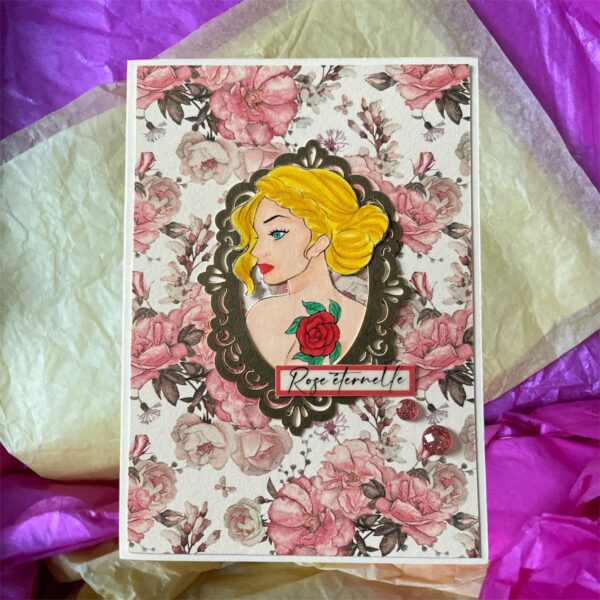 Carte - Rose éternelle