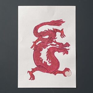 Coloriage - Dragon asiatique