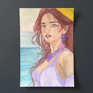 Coloriage - Portrait d'été