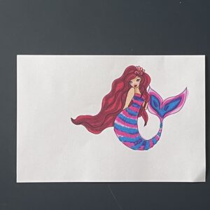 Coloriage - Sirène