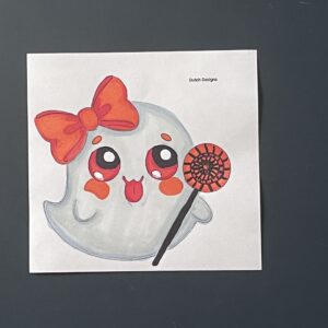 Coloriage - Candy ghost