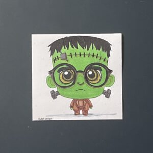 Coloriage - Le monstre de Frankenstein