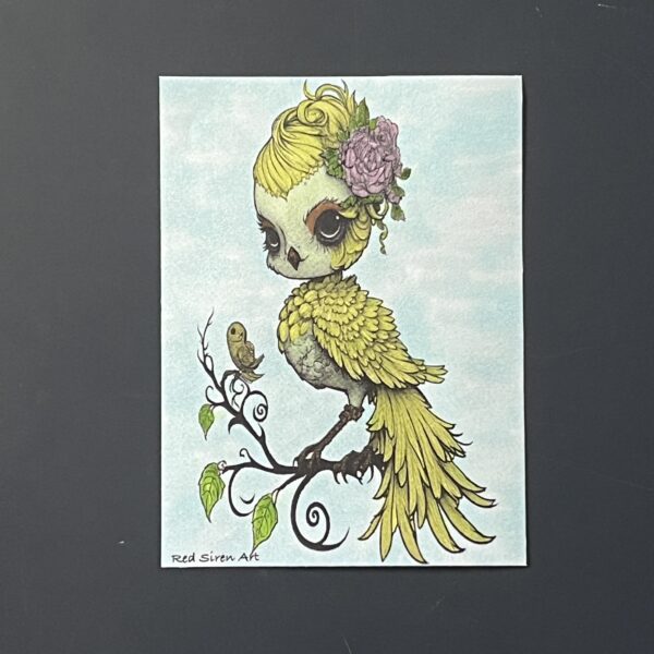 Coloriage - Bel oiseau