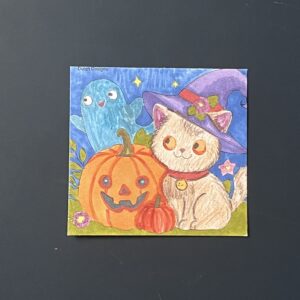 Coloriage - Réunis pour Halloween