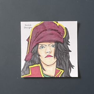 Coloriage - Portrait de pirate