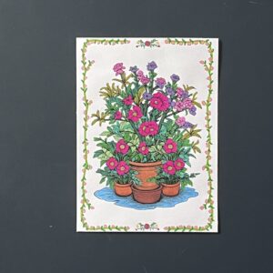 Coloriage - Pots de fleurs