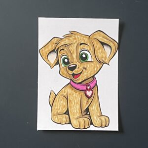 Coloriage - Chiot