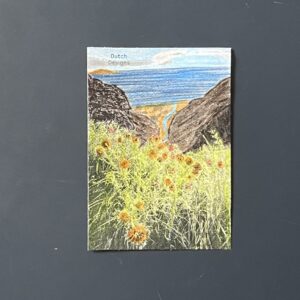 Coloriage - Paysage côtier