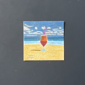 Coloriage - Cocktail sur la plage