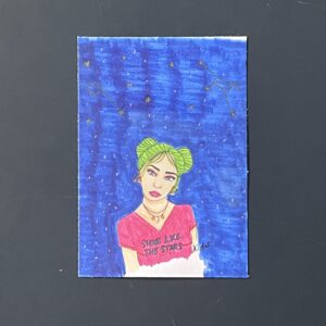 Coloriage - Nuit étoilée