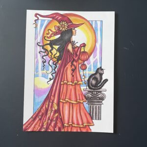 Coloriage - Sorcière