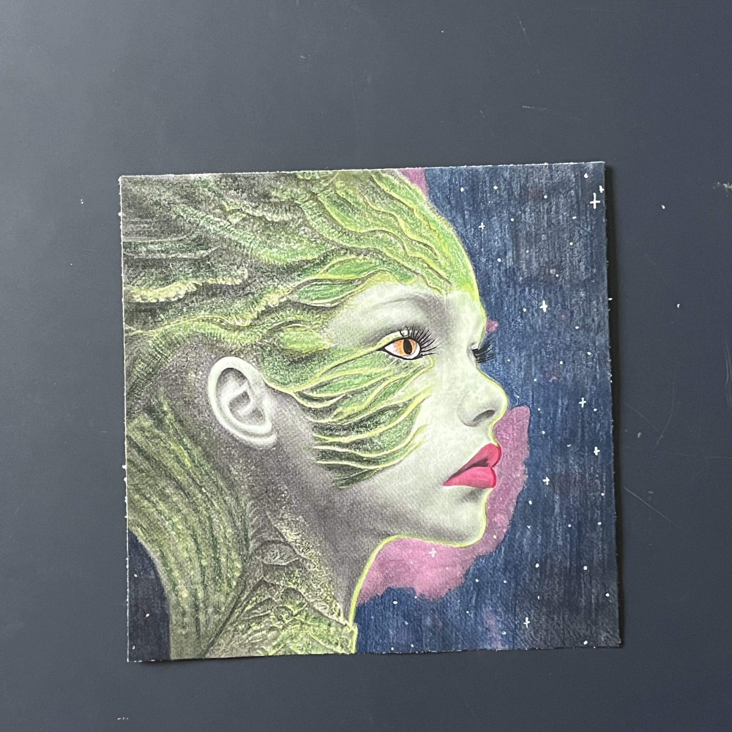 Coloriage - Venue d'ailleurs