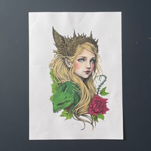 Coloriage - Mère des dragons