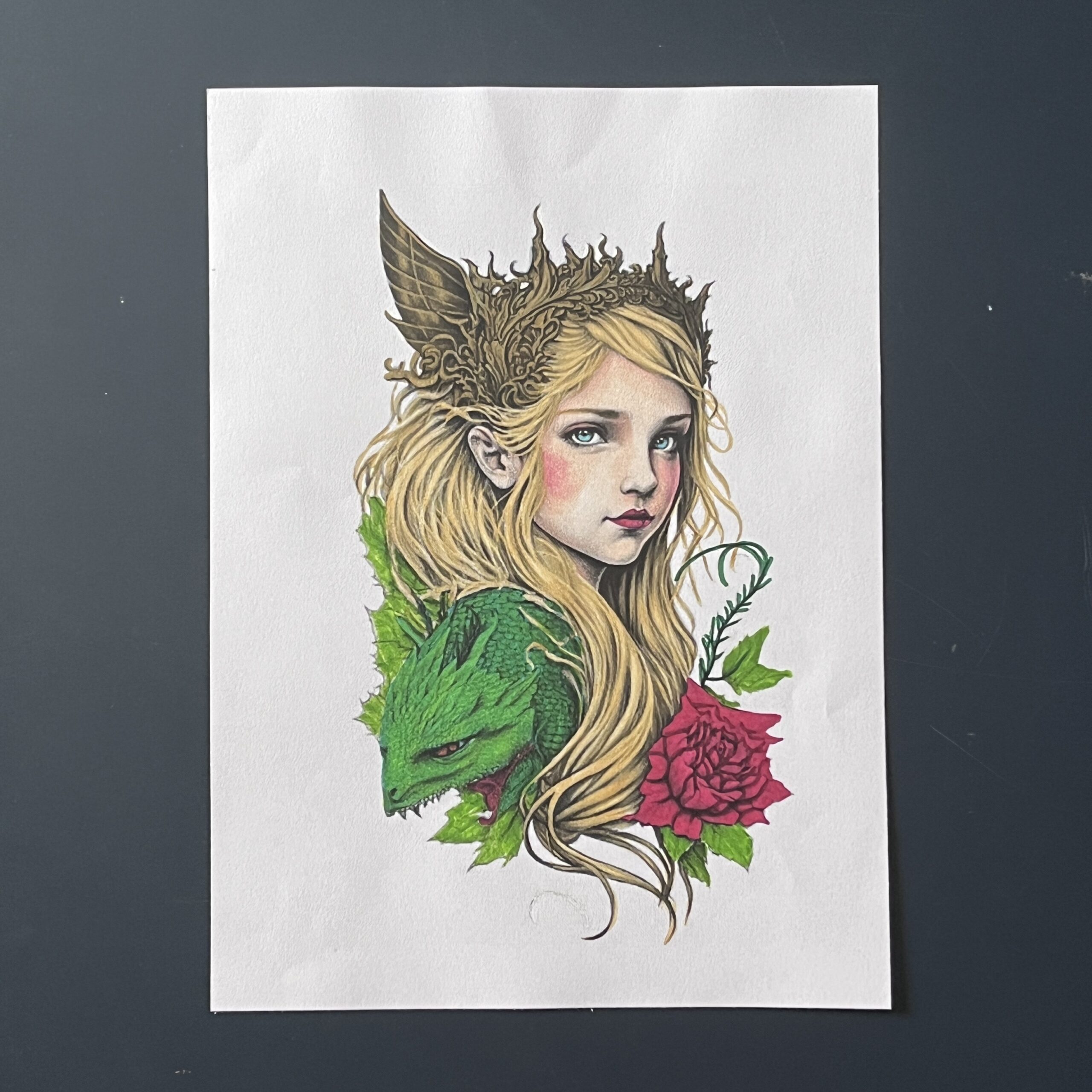 Coloriage - Mère des dragons