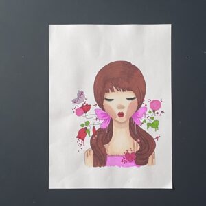 Coloriage - Rêveuse