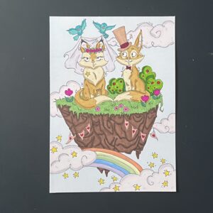 Coloriage - Mariage