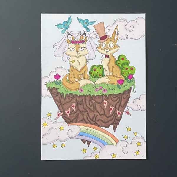 Coloriage - Mariage