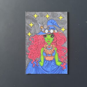 Coloriage - Sorcière