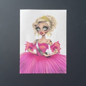 Coloriage - Princesse halloween