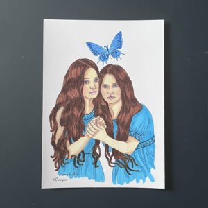 Coloriage - Selma et Tala