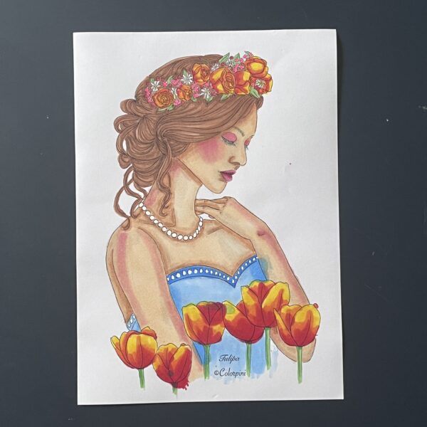 Coloriage - Tulipa