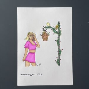 Coloriage - Printemps