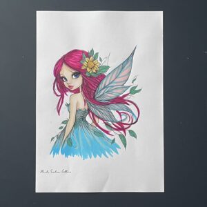 Coloriage - Fée de la nature