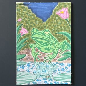 Coloriage - Grenouille