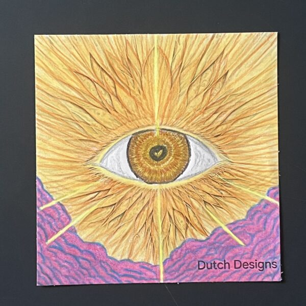 Coloriage - Oeil luisant