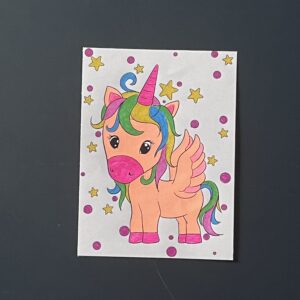 Coloriage - Licorne