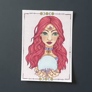 Coloriage - Fortune teller