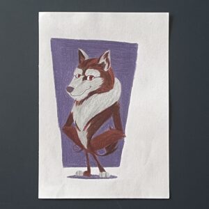 Coloriage - M Loup