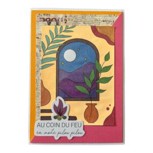 Carte - Au coin du feu