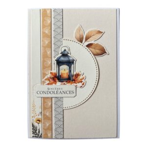 Carte - Sincères condoléances